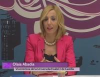 Olaia Abadía, vicerrectora de Ordenación Académica de la Universidad Isabel I, en su entrevista en Telearanda
