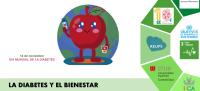 Cartel del día mundial de la diabetes
